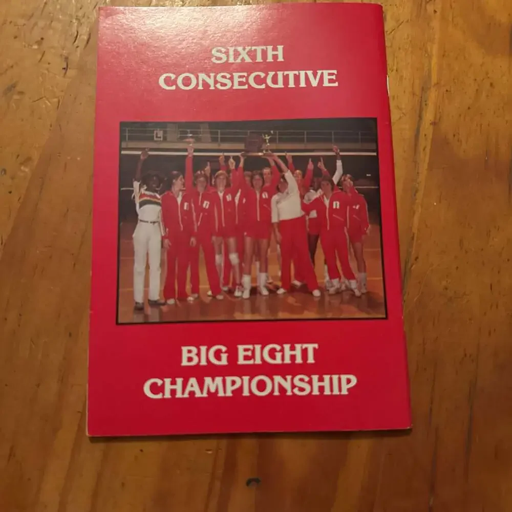 1982 Nebraska Huskers Volleyball Media Guide